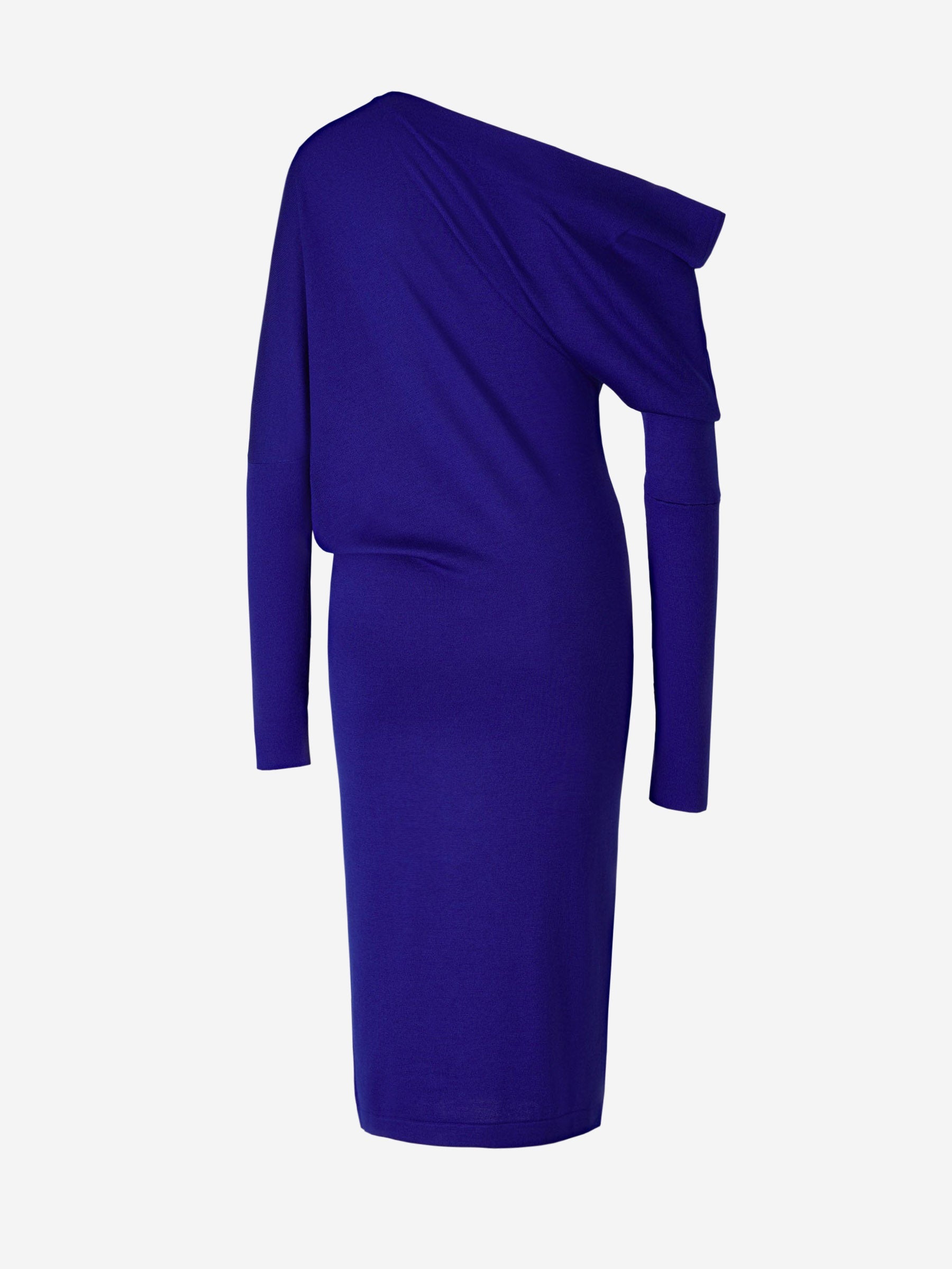 Outlet online Tom Ford Mujer Vestido Cashmere Y Seda color Azul Marino sku 731-005811 01 - Foto 2