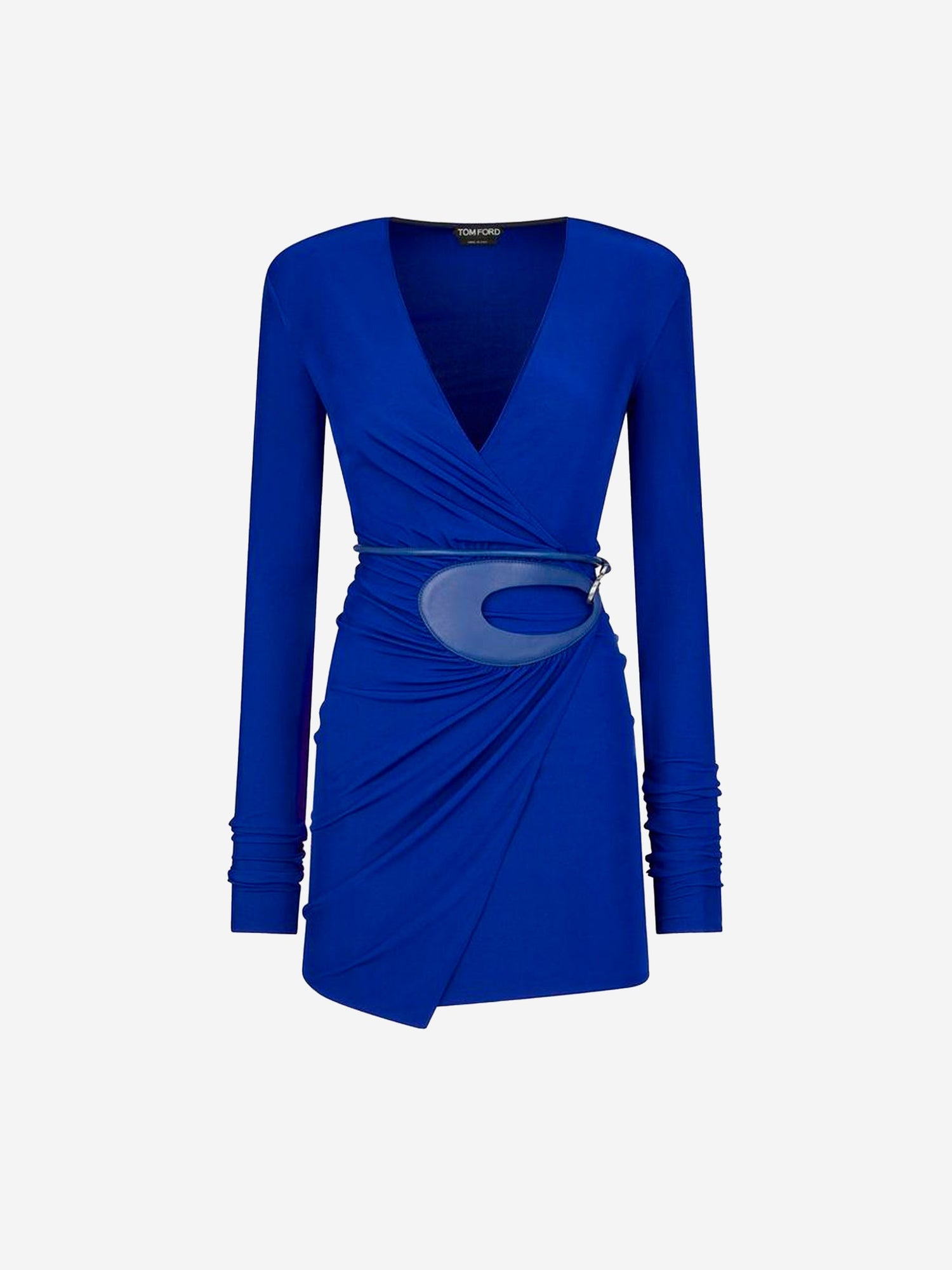 Outlet online Tom Ford Mujer Vestido Wrap Mini color Azul Marino sku 731-005813 01 - Foto 1