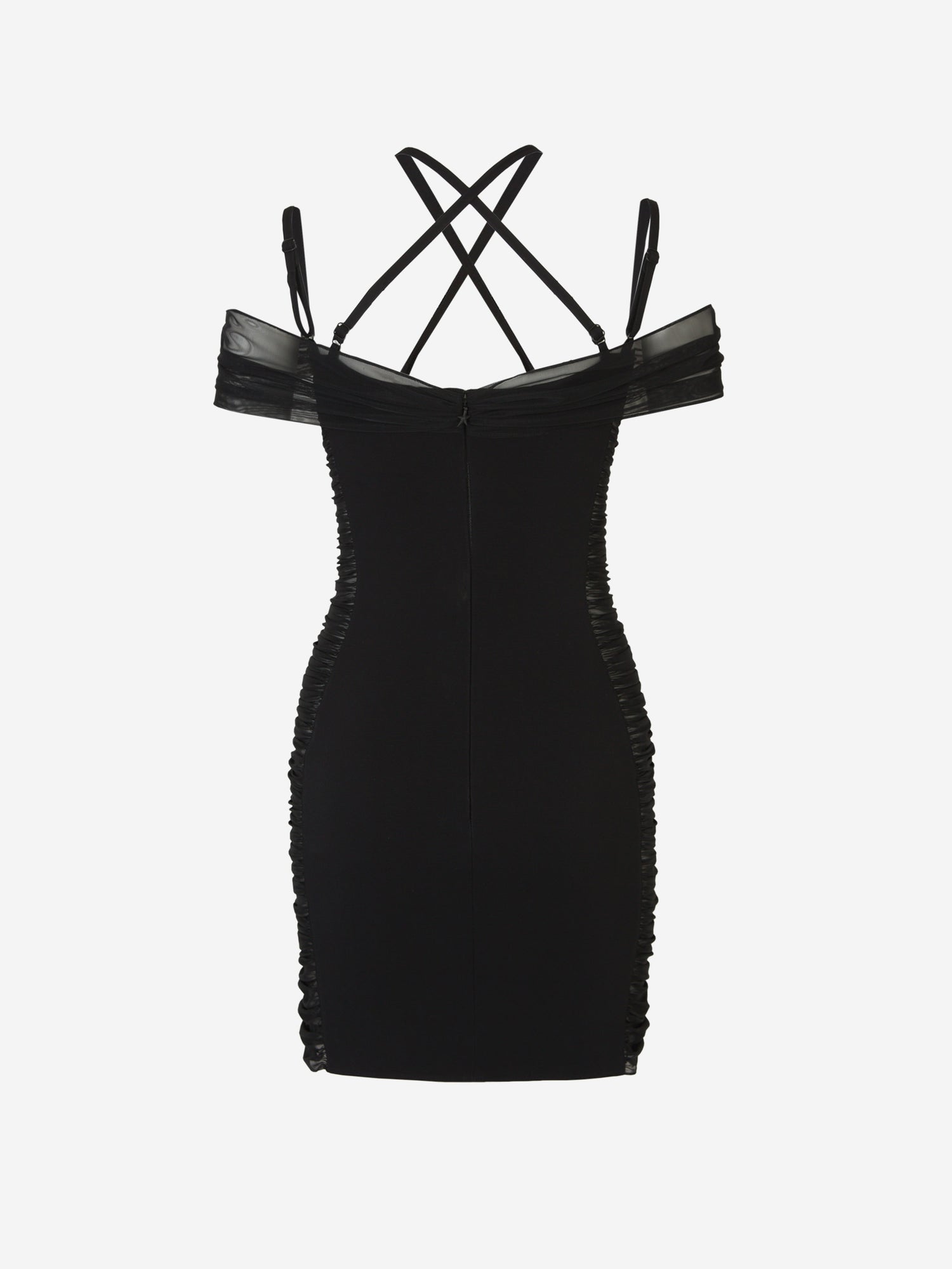 Draped Mini Dress
