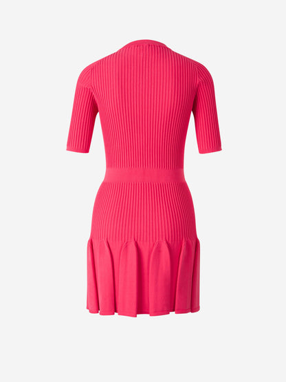 Outlet online Balmain Mujer Vestido Mini de Punto color Rosa sku 731-005917 01 - Foto 2