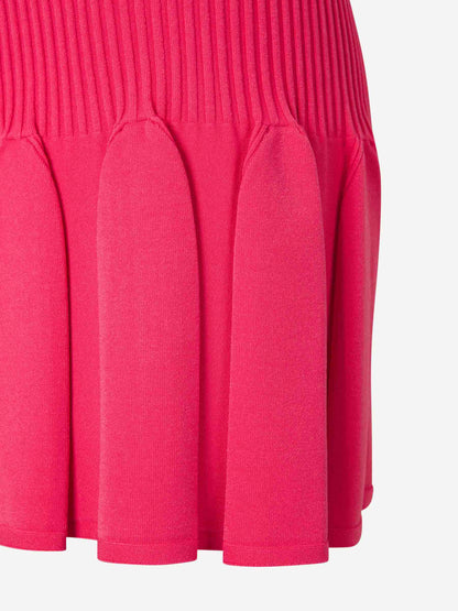 Outlet online Balmain Mujer Vestido Mini de Punto color Rosa sku 731-005917 01 - Foto 5