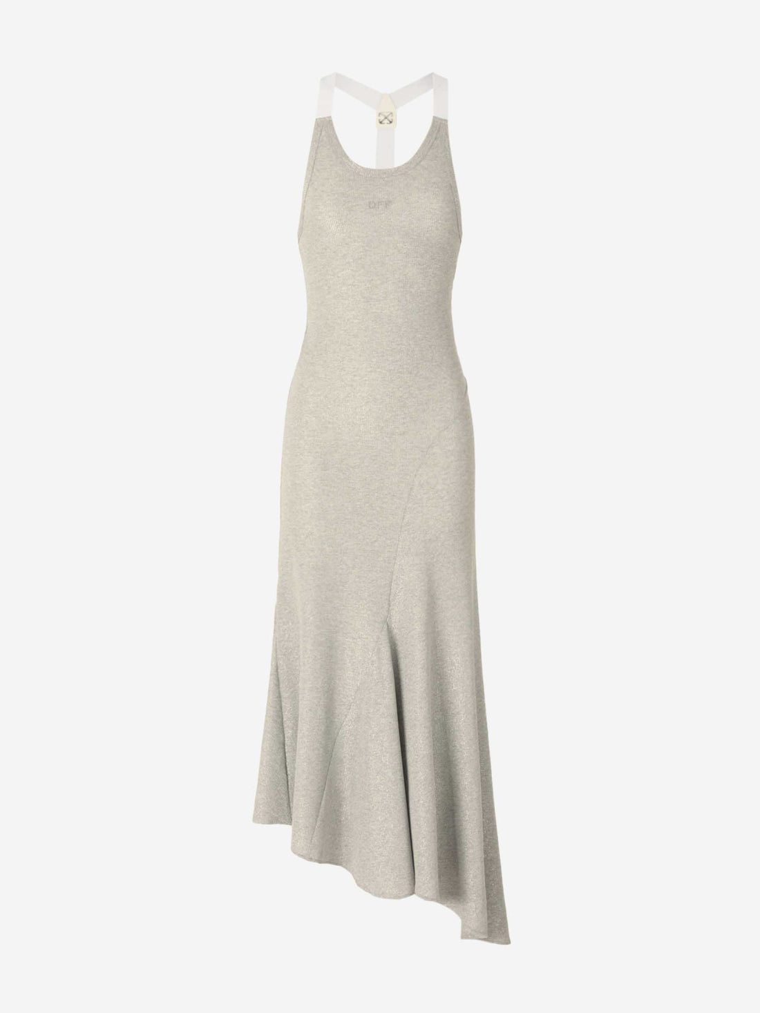 Off-White Mujer Barcelona Vestido Maxi Lurex color Plateado sku 731-005977 01 - Foto 1