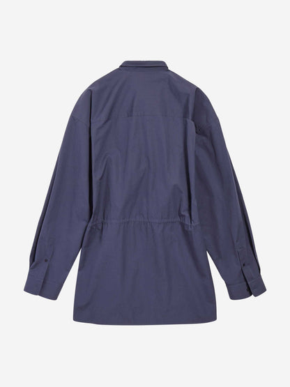 Outlet online Balenciaga Mujer Vestido Mini Camisero color Azul Marino sku 731-005980 01 - Foto 2