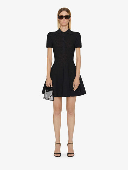 Outlet online Givenchy Mujer Vestido Punto Polo color Negro sku 731-005990 01 - Foto 2