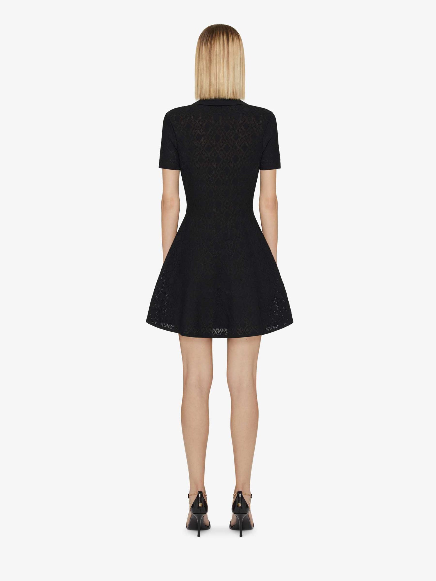 Givenchy Mujer Barcelona Vestido Punto Polo color Negro sku 731-005990 01 - Foto 3
