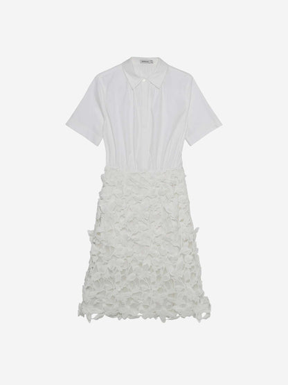 Outlet online Simkhai Mujer Vestido Midi Colette color Blanco sku 731-006021 01 - Foto 1