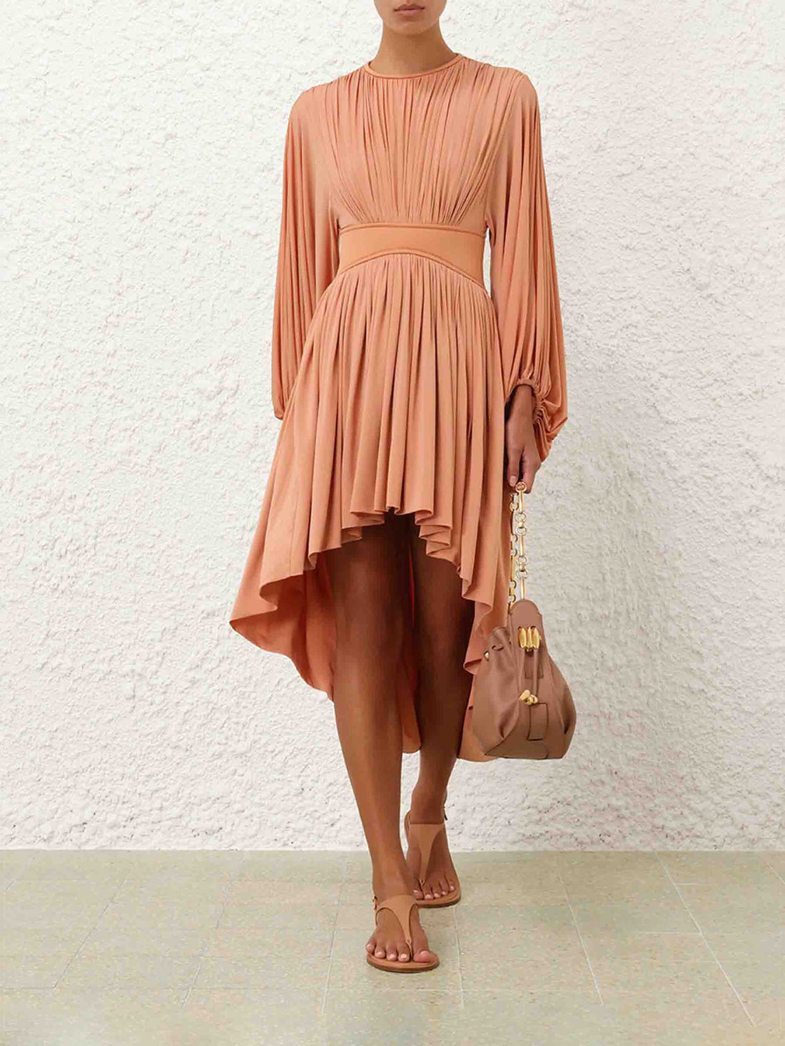 Zimmermann Mujer Barcelona Vestido Mini Illuminate color Naranja Claro sku 731-006029 01 - Foto 2