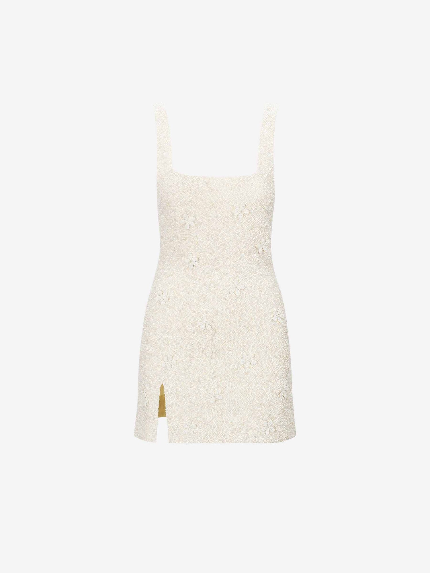 Staud Mujer Barcelona Vestido Mini Le Sable color Crema sku 731-006040 01 - Foto 1
