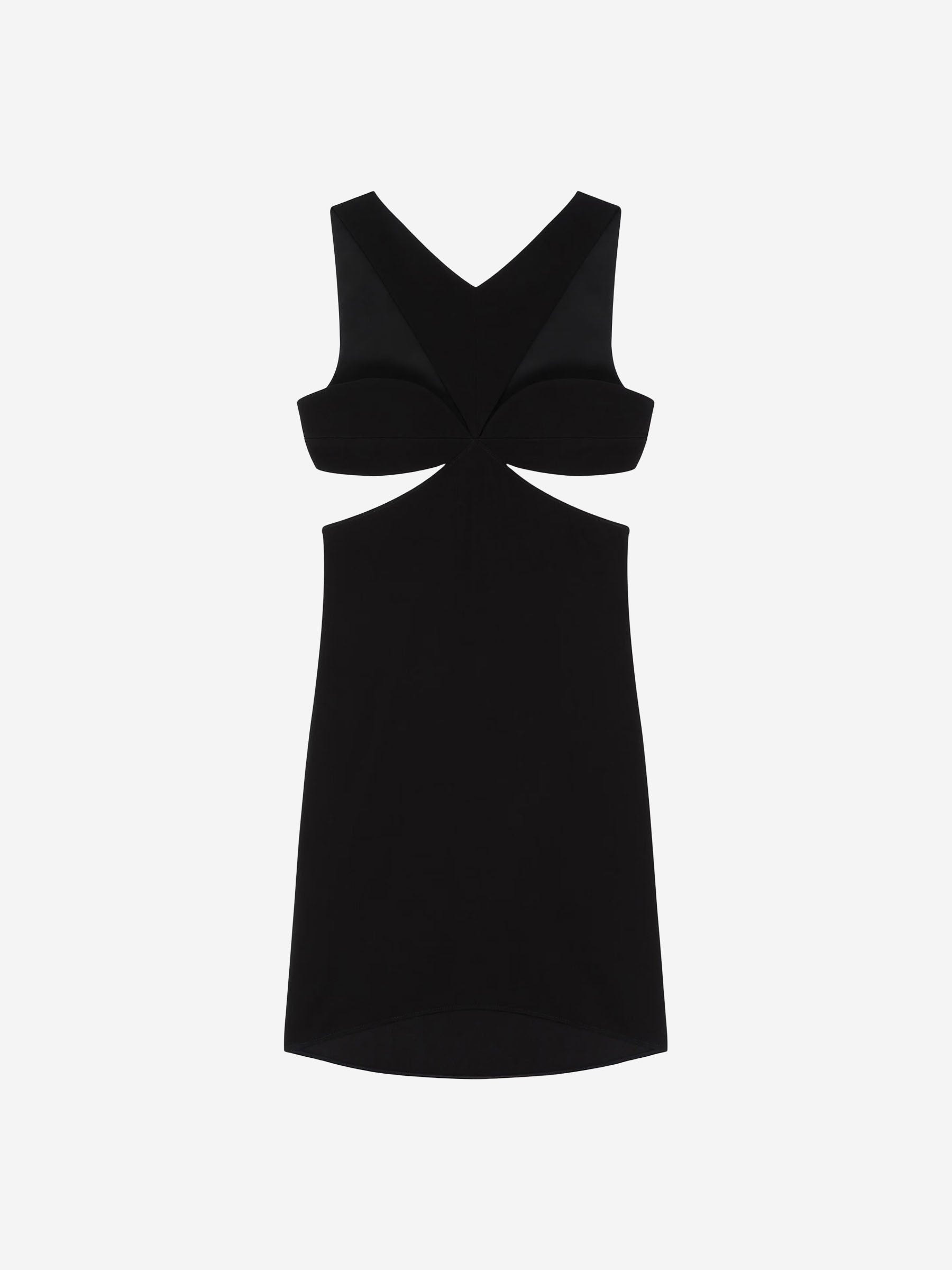 Outlet online Givenchy Mujer Vestido Mini Crepé color Negro sku 731-006042 01 - Foto 1