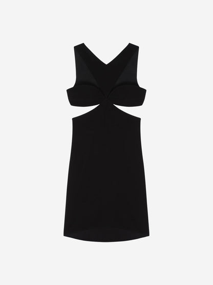 Outlet online Givenchy Mujer Vestido Mini Crepé color Negro sku 731-006042 01 - Foto 1