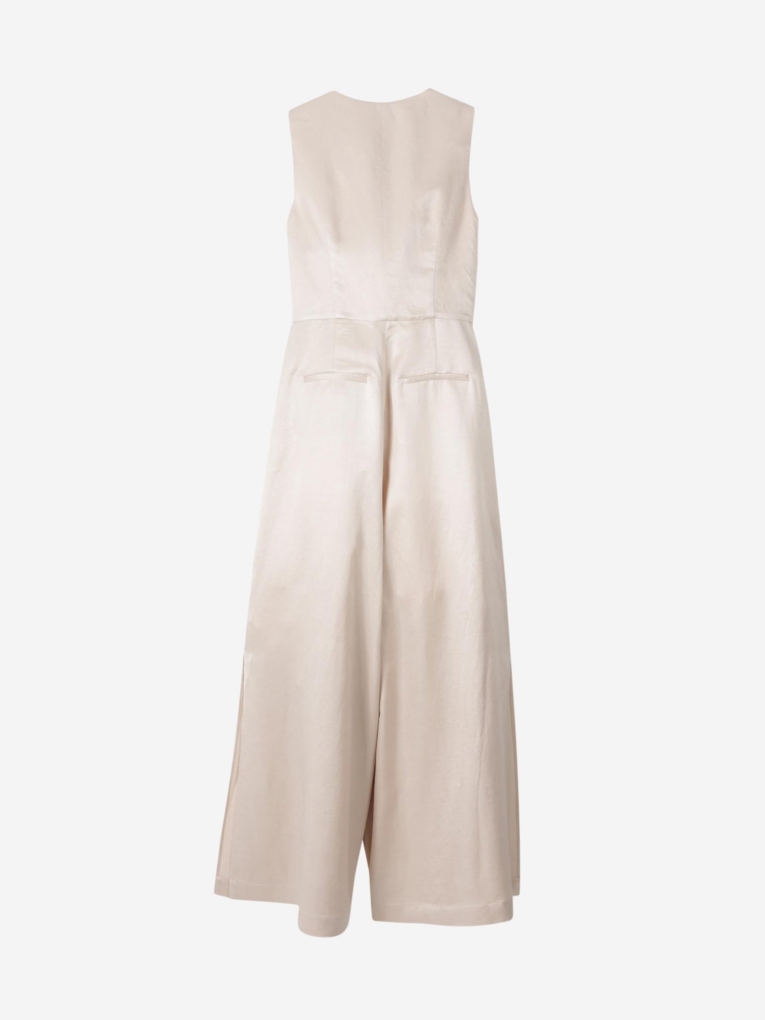 Peserico Mujer Barcelona Mono Maxi Lino color Beige sku 731-006044 01 - Foto 2