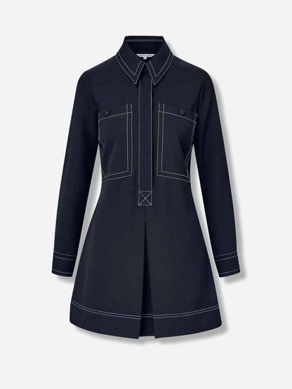 Outlet online Veronica Beard Mujer Vestido Mini Pryce color Azul Noche sku 731-006049 01 - Foto 1