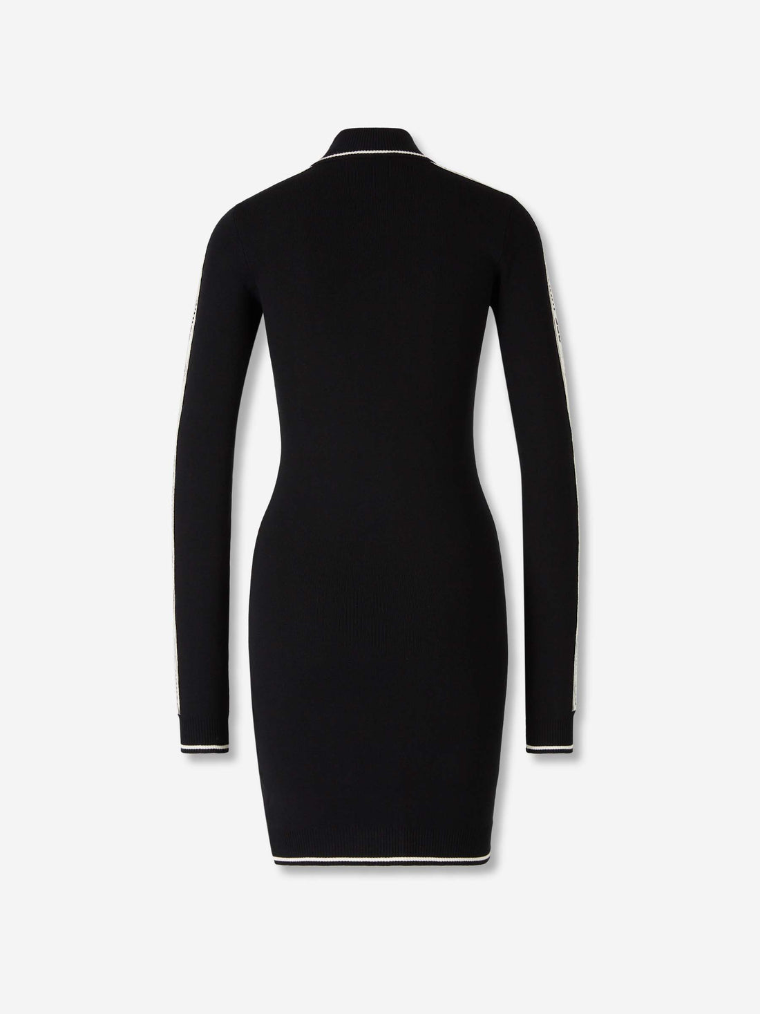 Outlet online Off-White Mujer Vestido Mini Punto color Blanco Y Negro sku 731-006060 01 - Foto 2