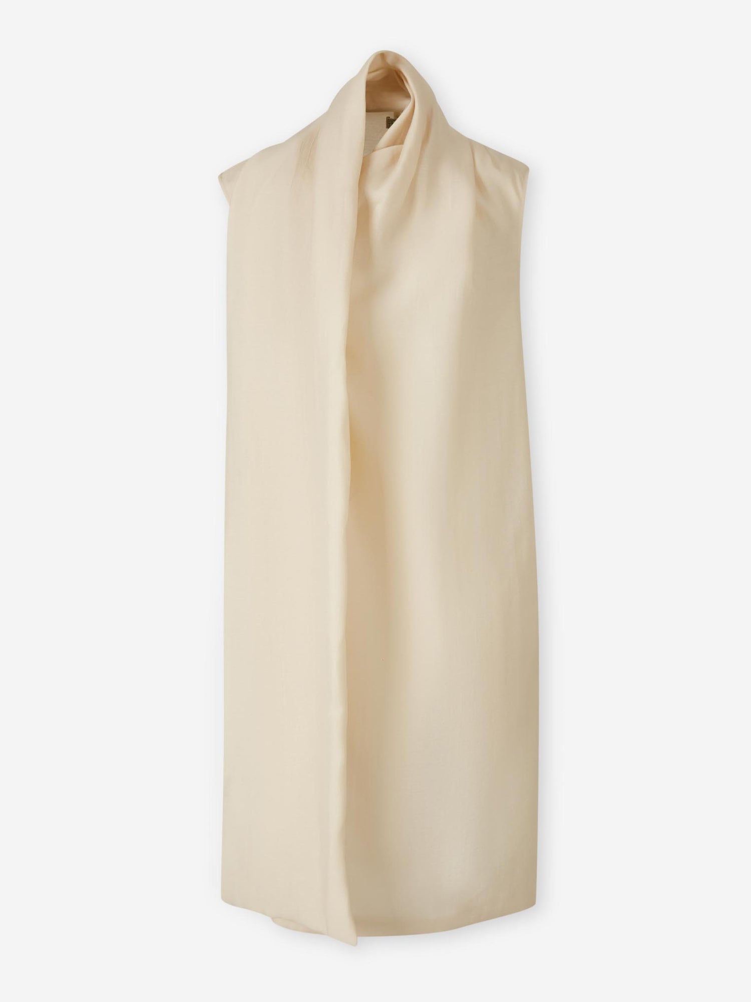 Outlet online TOTEME Mujer Vestido Midi Bufanda color Crema sku 731-006065 01 - Foto 1