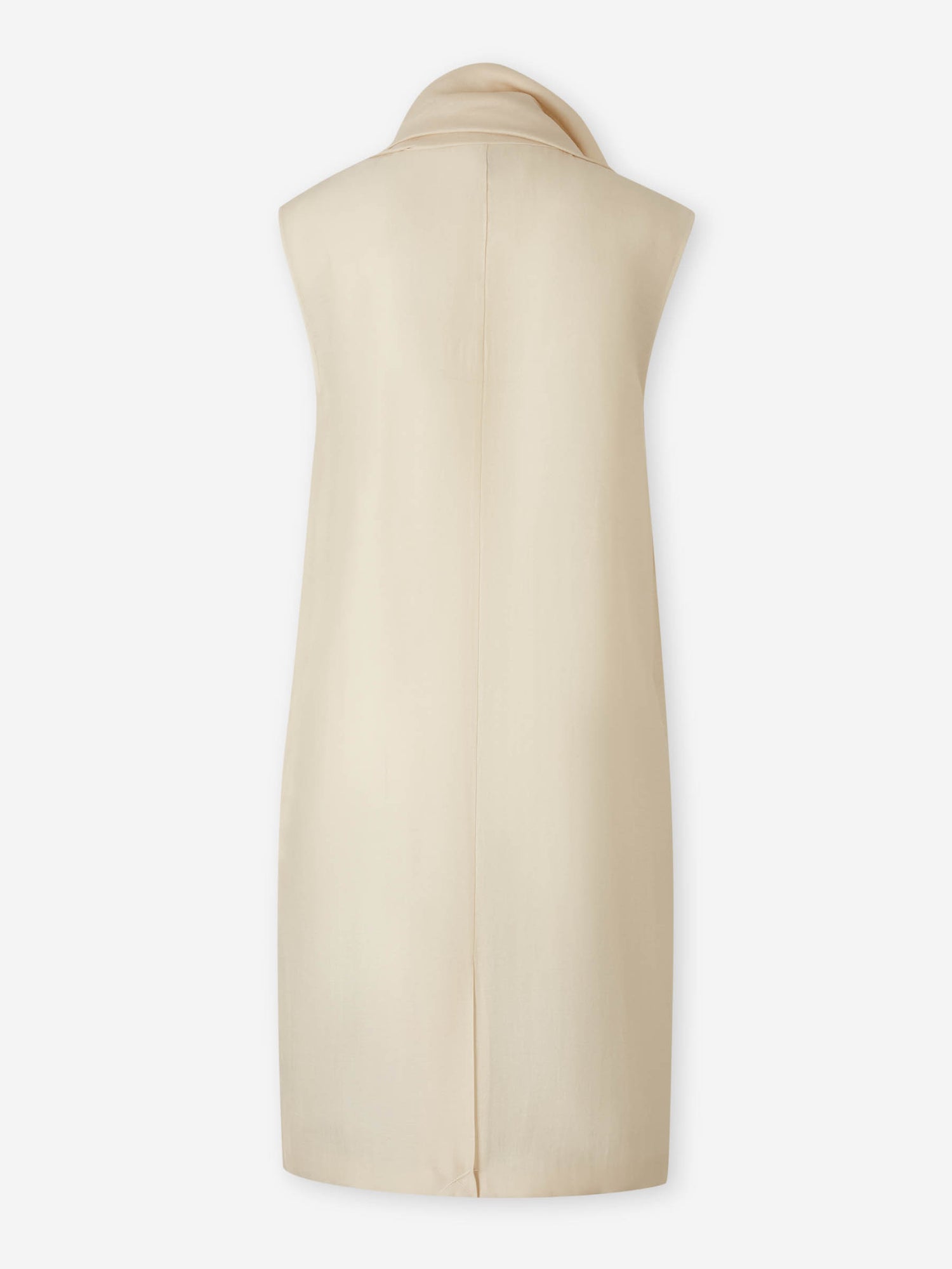 Outlet online TOTEME Mujer Vestido Midi Bufanda color Crema sku 731-006065 01 - Foto 2