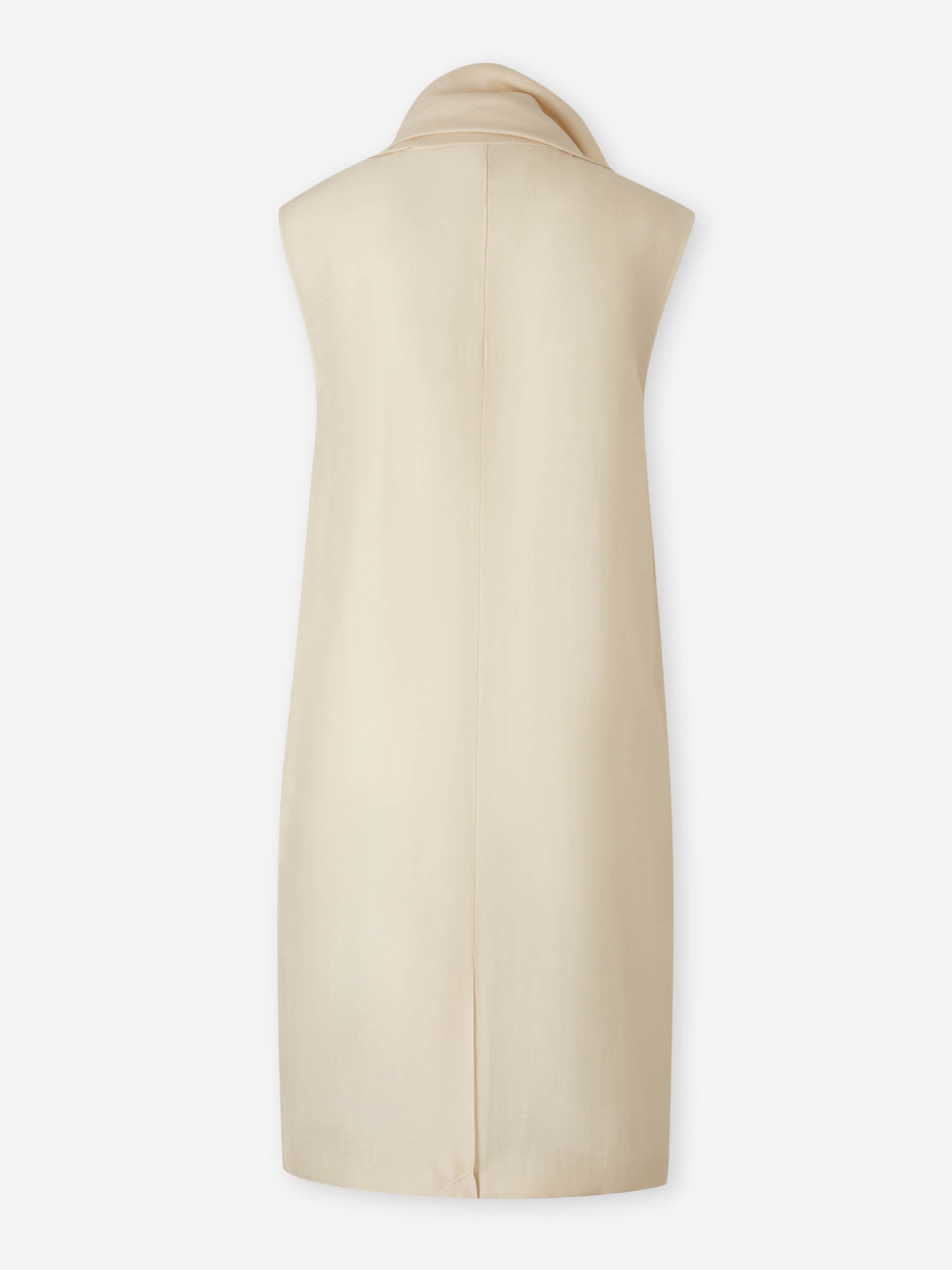 Outlet online TOTEME Mujer Vestido Midi Bufanda color Crema sku 731-006065 01 - Foto 2