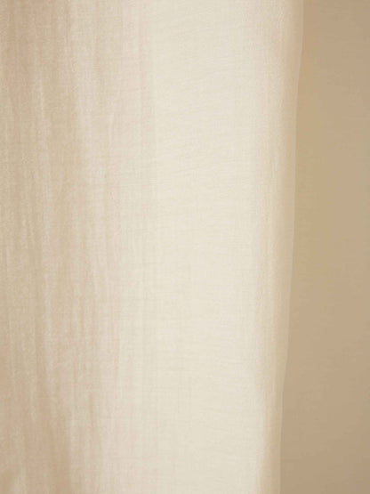 Outlet online TOTEME Mujer Vestido Midi Bufanda color Crema sku 731-006065 01 - Foto 4