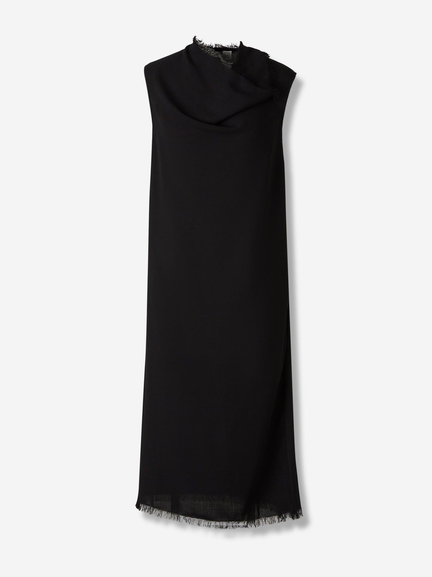 Outlet online TOTEME Mujer Vestido Midi Frayed color Negro sku 731-006066 01 - Foto 1