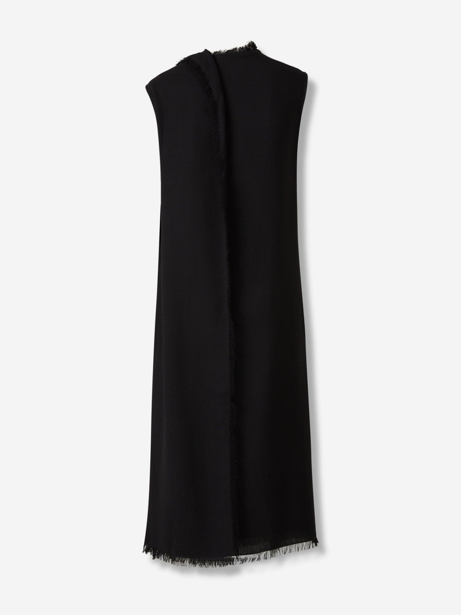 Outlet online TOTEME Mujer Vestido Midi Frayed color Negro sku 731-006066 01 - Foto 2