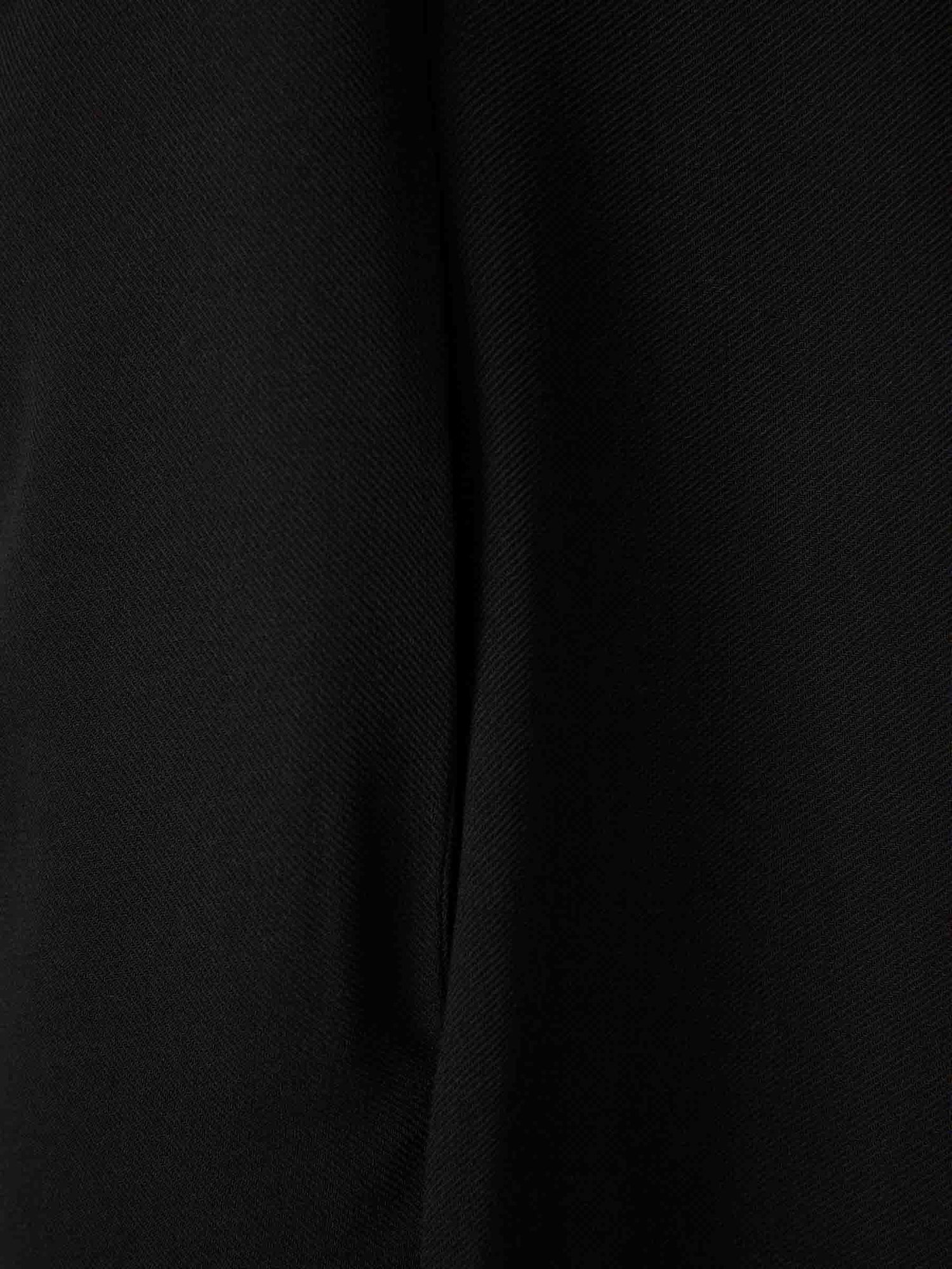 Outlet online TOTEME Mujer Vestido Midi Frayed color Negro sku 731-006066 01 - Foto 4