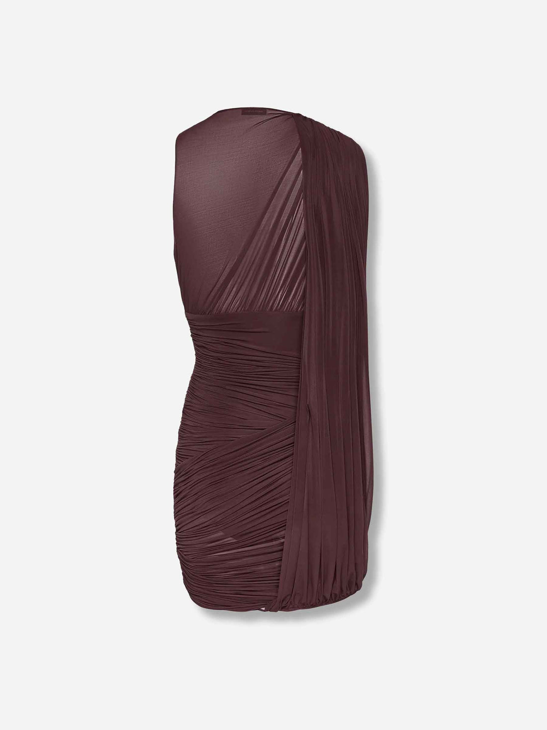 Outlet online Magda Butrym Mujer Vestido Mini Drapeado color Burdeos sku 731-006069 01 - Foto 2