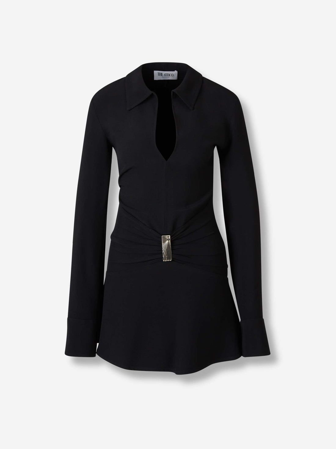 Outlet online The Attico Mujer Vestido Mini Camisero color Negro sku 731-006073 01 - Foto 1