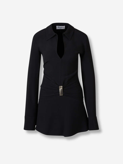 Outlet online The Attico Mujer Vestido Mini Camisero color Negro sku 731-006073 01 - Foto 1