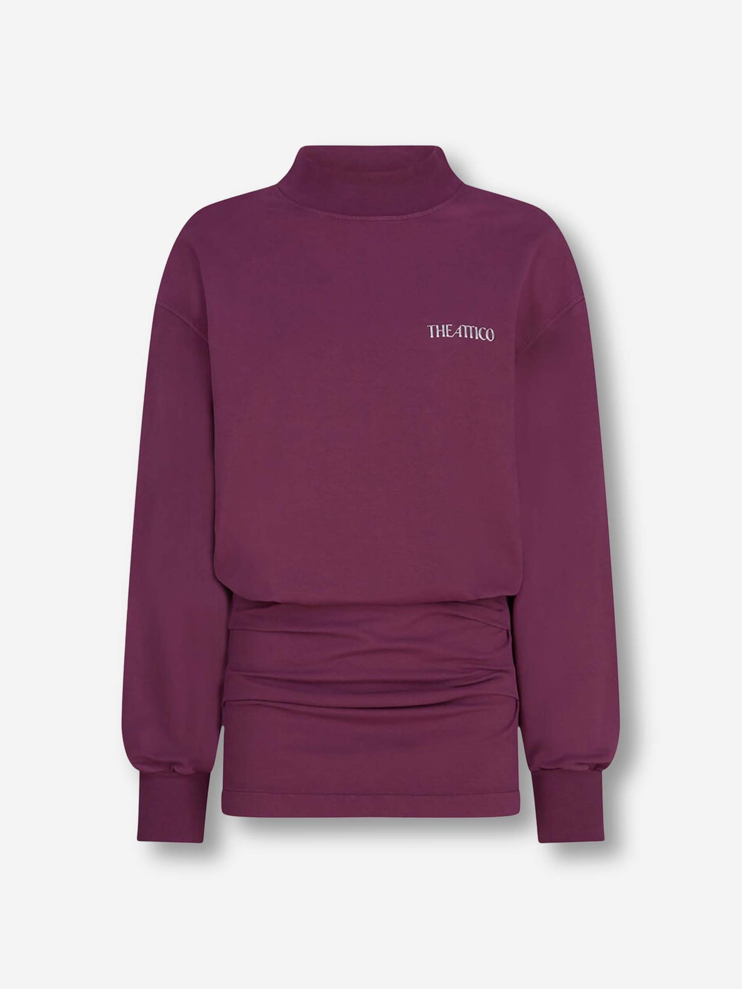 Outlet online The Attico Mujer Vestido Algodón Mini color Berenjena sku 731-006074 01 - Foto 1