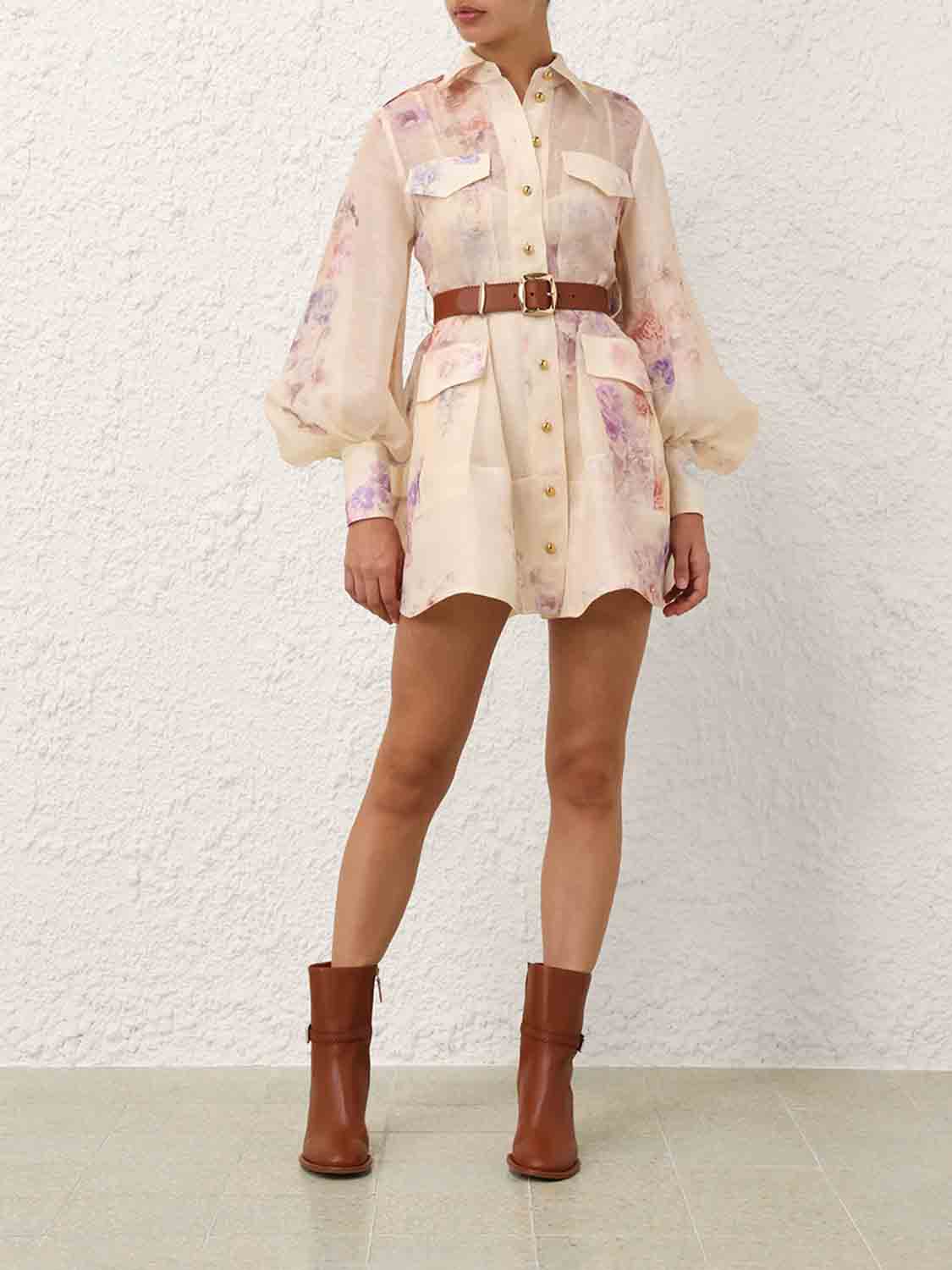 Outlet online Zimmermann Mujer Vestido Motivo Floral color Floral sku 731-006082 01 - Foto 2