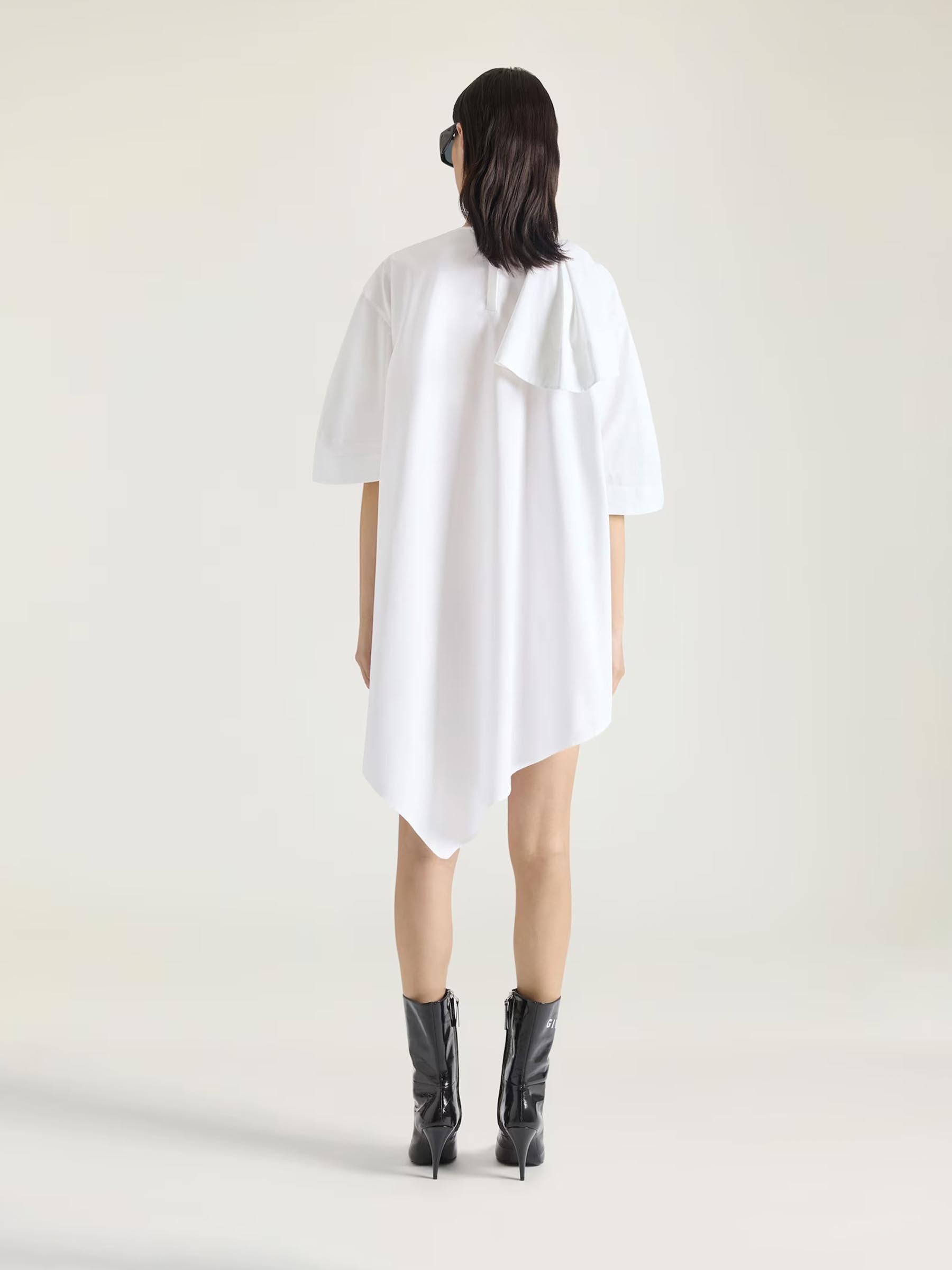Outlet online Givenchy Mujer Vestido Mini Asimétrico color Blanco sku 731-006088 01 - Foto 3