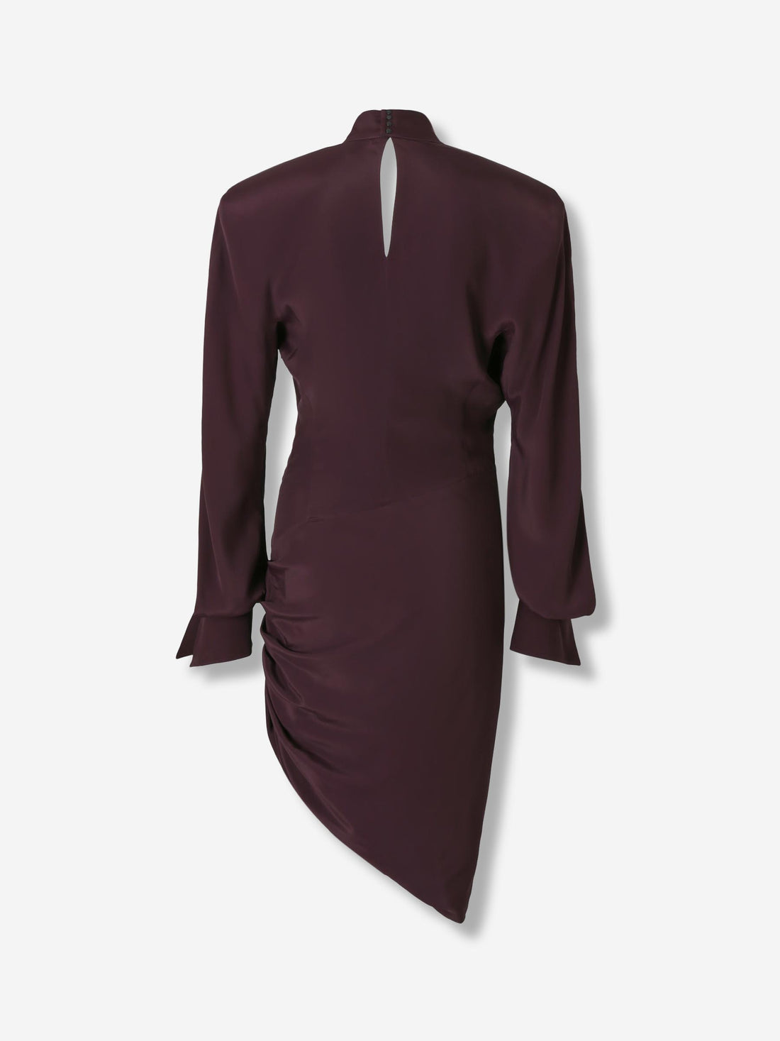 Mugler Mujer Barcelona Vestido Mini Drapeado color Burdeos sku 731-006098 01 - Foto 2