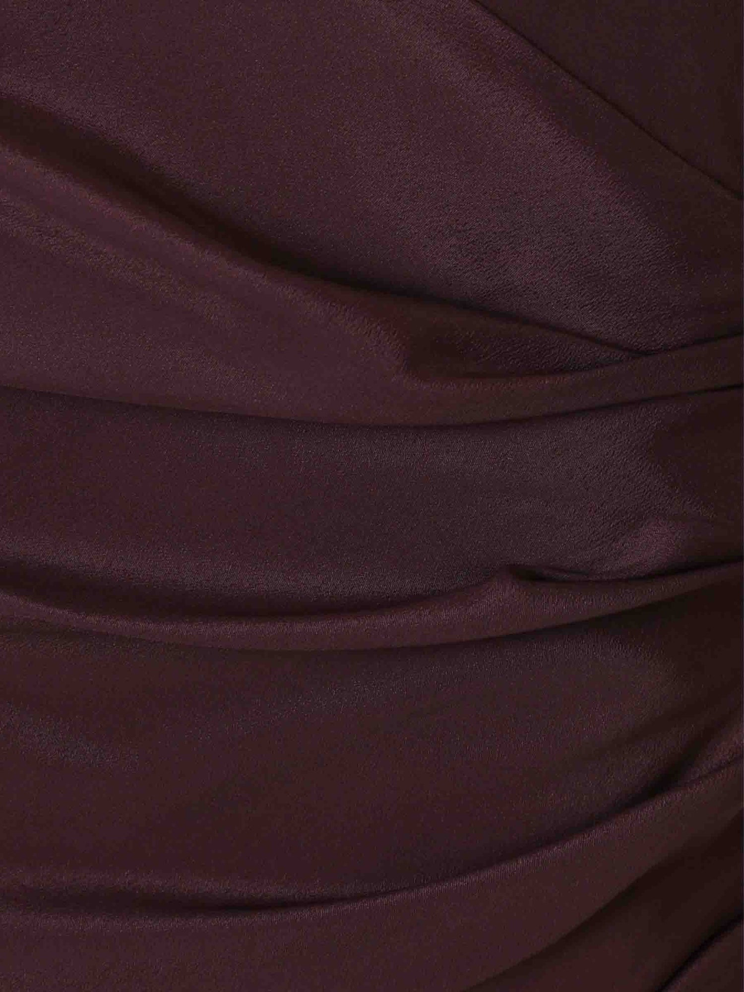 Mugler Mujer Barcelona Vestido Mini Drapeado color Burdeos sku 731-006098 01 - Foto 3