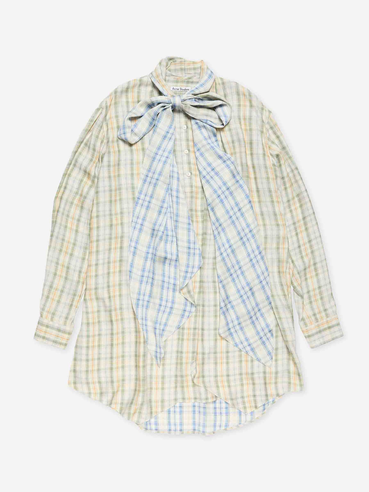 Acne Studios Mujer Barcelona Vestido Camisero Cuadros color Multicolor sku 731-006105 01 - Foto 1