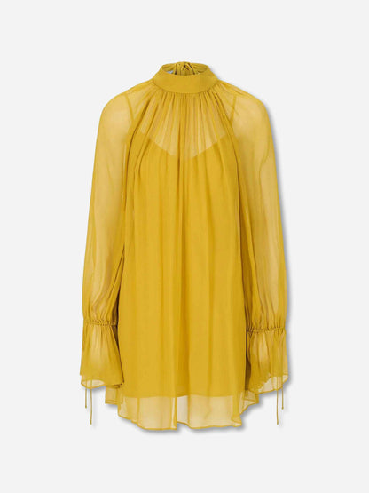 Outlet online Staud Mujer Vestido Mini color Amarillo Limon sku 731-006114 01 - Foto 1