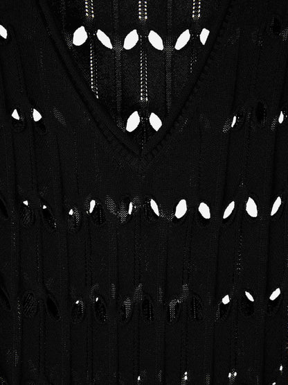 Outlet online Zimmermann Mujer Vestido Midi Calado color Negro sku 731-006137 01 - Foto 3