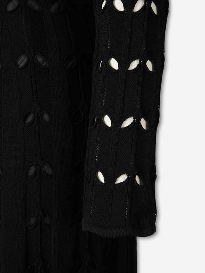 Outlet online Zimmermann Mujer Vestido Midi Calado color Negro sku 731-006137 01 - Foto 4