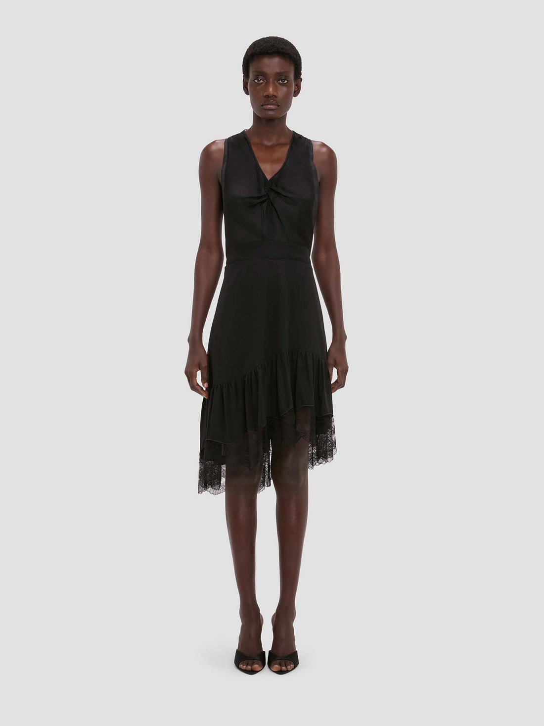 Outlet online Victoria Beckham Mujer Vestido Midi color Negro sku 731-006152 01 - Foto 2