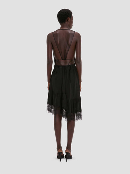 Outlet online Victoria Beckham Mujer Vestido Midi color Negro sku 731-006152 01 - Foto 4