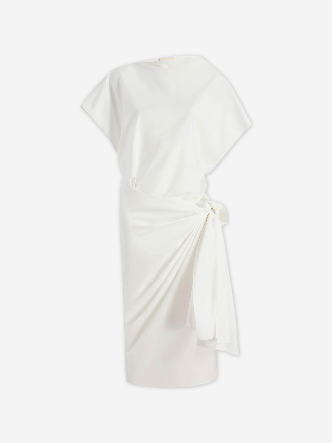 Khaite Mujer Barcelona Vestido Midi Drapeado color Blanco sku 731-006155 01 - Foto 1