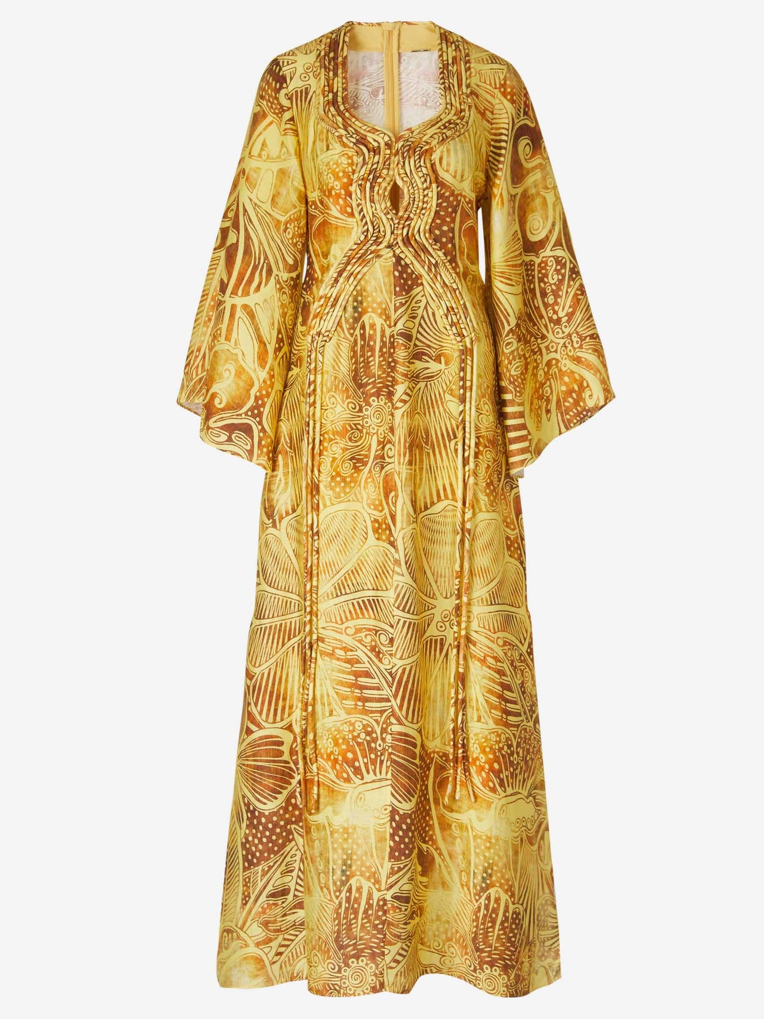 Outlet online Alexis Mujer Vestido Mirela Lino color Amarillo sku 732-001203 01 - Foto 1