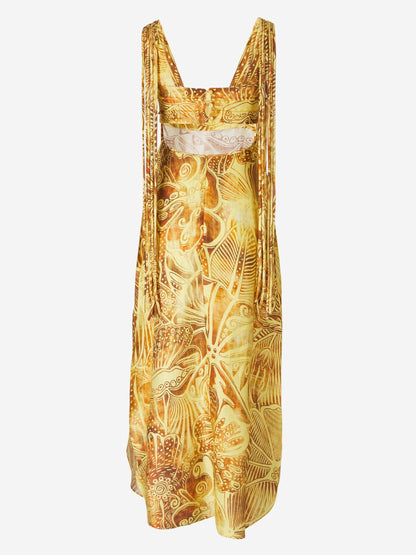 Outlet online Alexis Mujer Vestido Zen Lino color Amarillo sku 732-001204 01 - Foto 2
