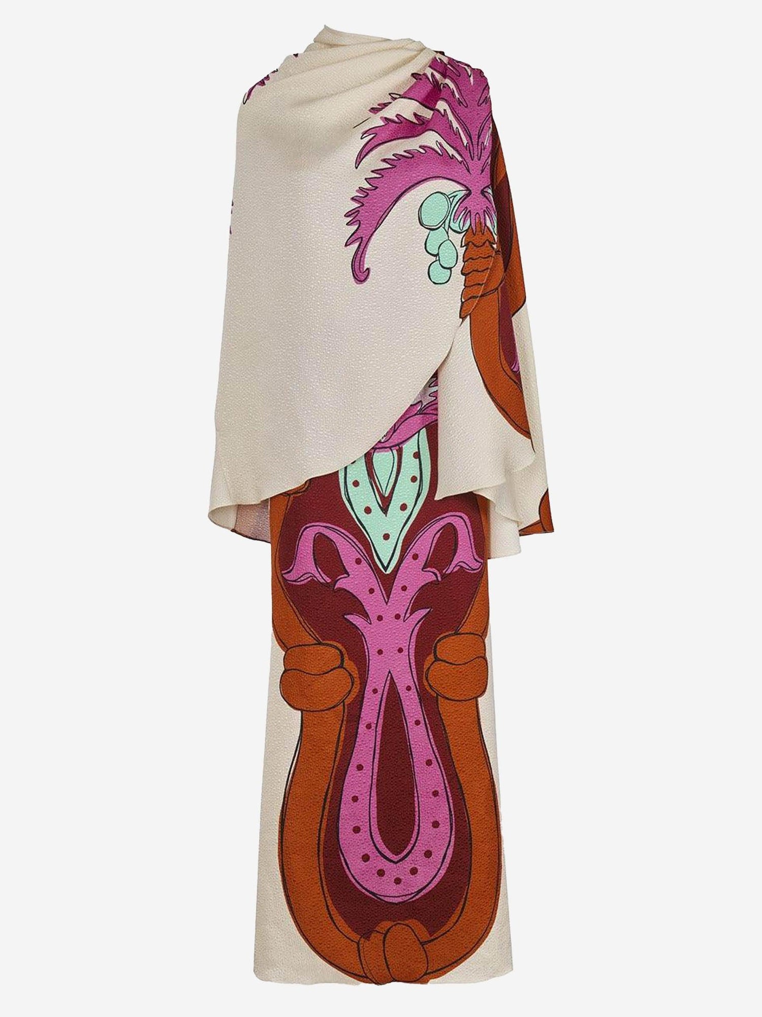 Outlet online Johanna Ortiz Mujer Vestido Jaquard Flores color Multicolor sku 732-001225 01 - Foto 2