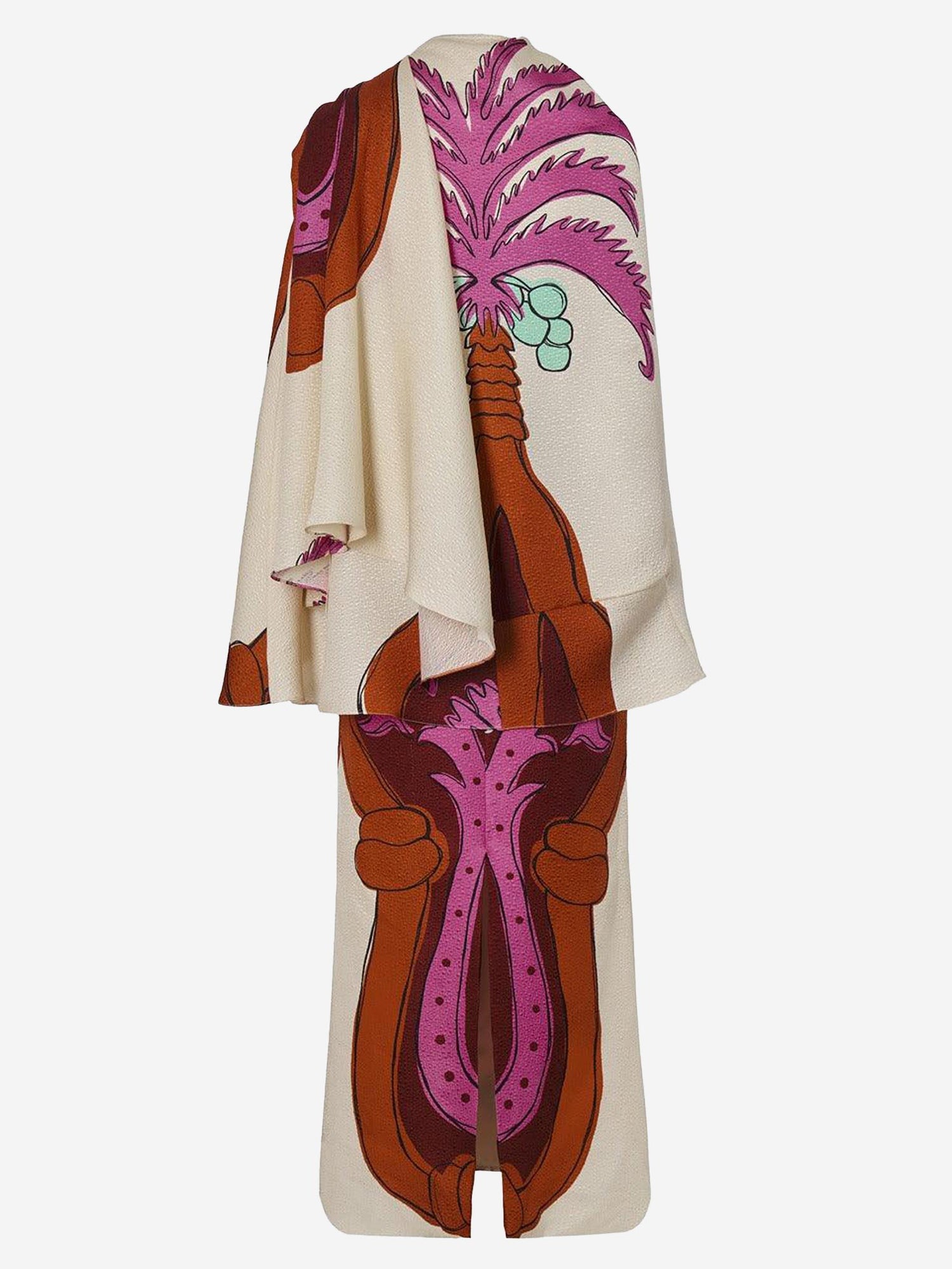 Outlet online Johanna Ortiz Mujer Vestido Jaquard Flores color Multicolor sku 732-001225 01 - Foto 3