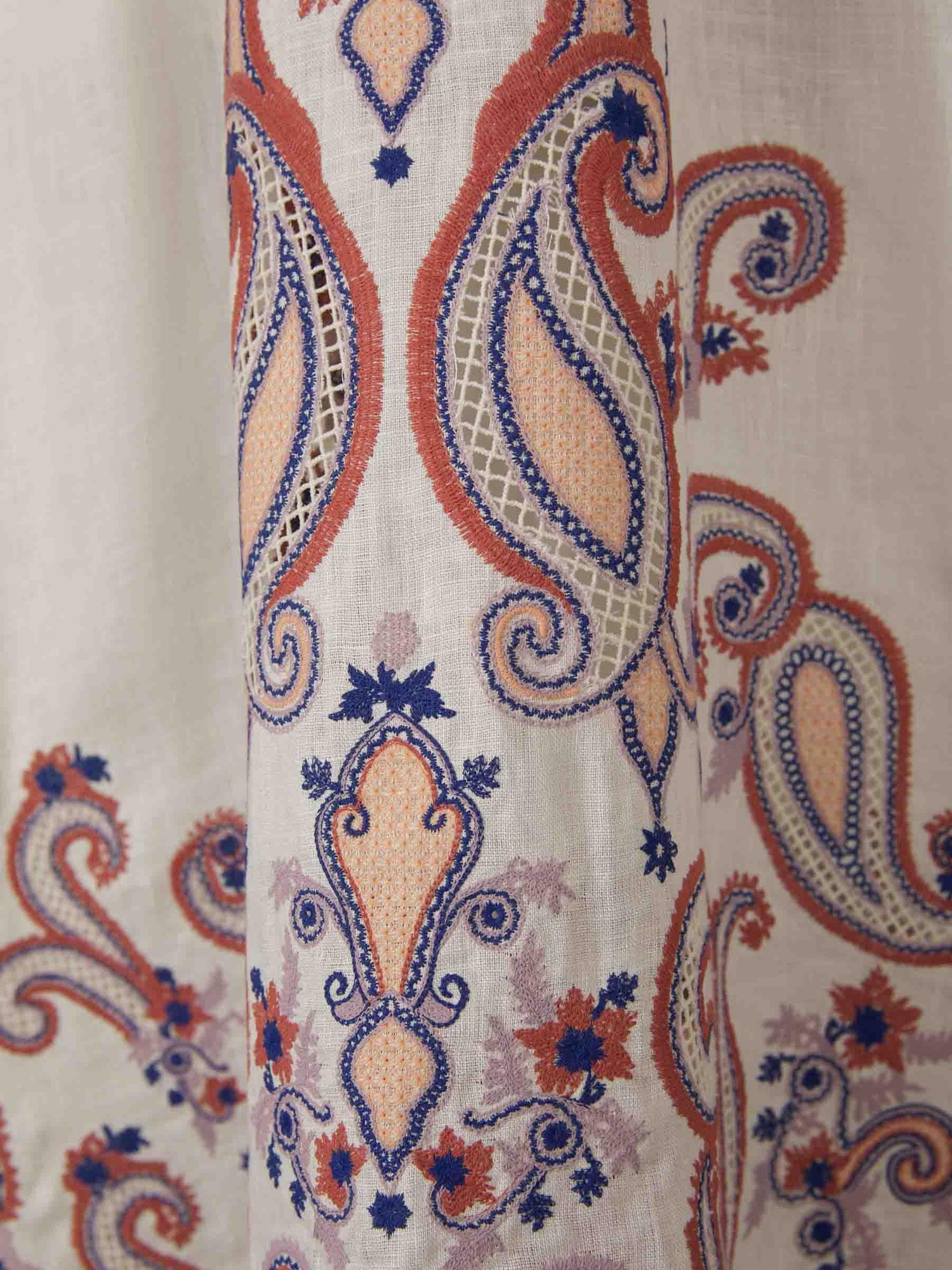 Outlet online Zimmermann Mujer Vestido Bordado Lino color Beige sku 732-001248 01 - Foto 4