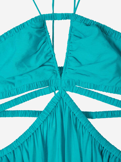 Outlet online Simkhai Mujer Vestido Laurel Maxi color Turquesa sku 732-001268 01 - Foto 3