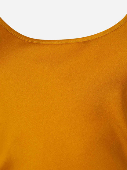 Outlet online Victoria Beckham Mujer Vestido Maxi Satinado color Naranja Claro sku 732-001274 01 - Foto 3