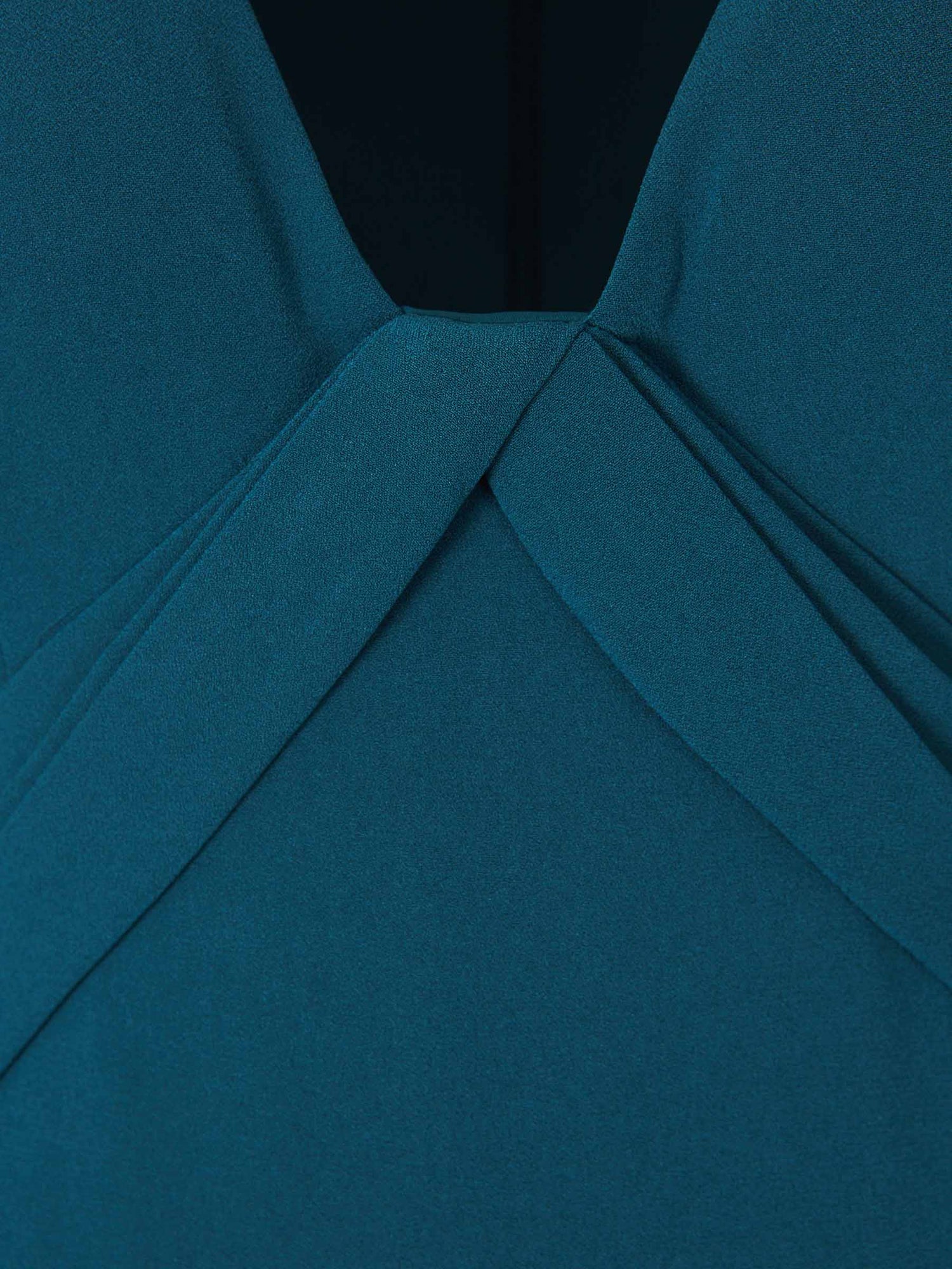 Outlet online Roland Mouret Mujer Vestido Maxi Crepé Capas color Azul sku 732-001393 01 - Foto 3