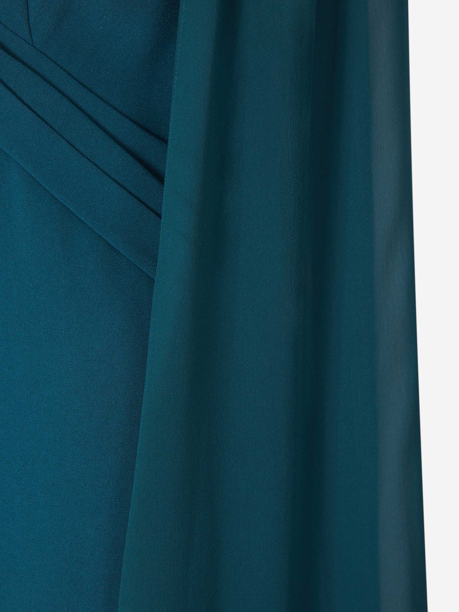 Outlet online Roland Mouret Mujer Vestido Maxi Crepé Capas color Azul sku 732-001393 01 - Foto 4