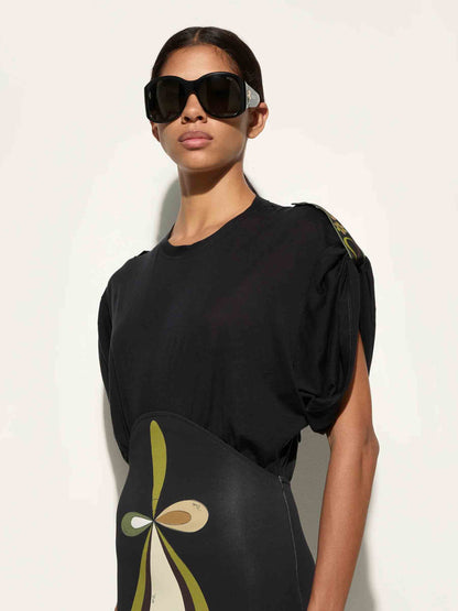 Pucci Mujer Barcelona Vestido Maxi Maddalena color Negro sku 732-001463 01 - Foto 4