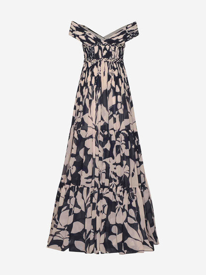 Outlet online Andres Otalora Mujer Vestido Maxi Tua Vida color Azul Noche sku 732-001472 01 - Foto 2